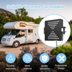 2pcs 4″ RV Bumper Cap Cover, Sewer for Camper, Black