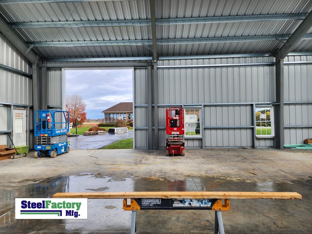Steel Factory 50x100x16 Engineered Prefab Warehouse Metal Storage Building Kit