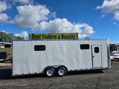 office trailer mobile office 8×24 enclosed cargo trailer w office power and AC