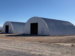 Q50x100x17 Steel Quonset Building Kit | 22 Ga | DuroSPAN | with Ends