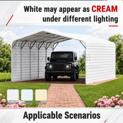 20x30ft Heavy Duty Metal Garage Carport Vehicle Shelter Storage