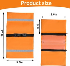 RV Sewer Weight Bag,RV Hose Fastening Device with Reflective orange 1pack