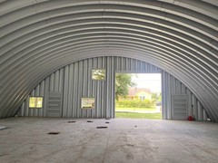 Q50x100x17 Steel Quonset Building Kit | 22 Ga | DuroSPAN | with Ends