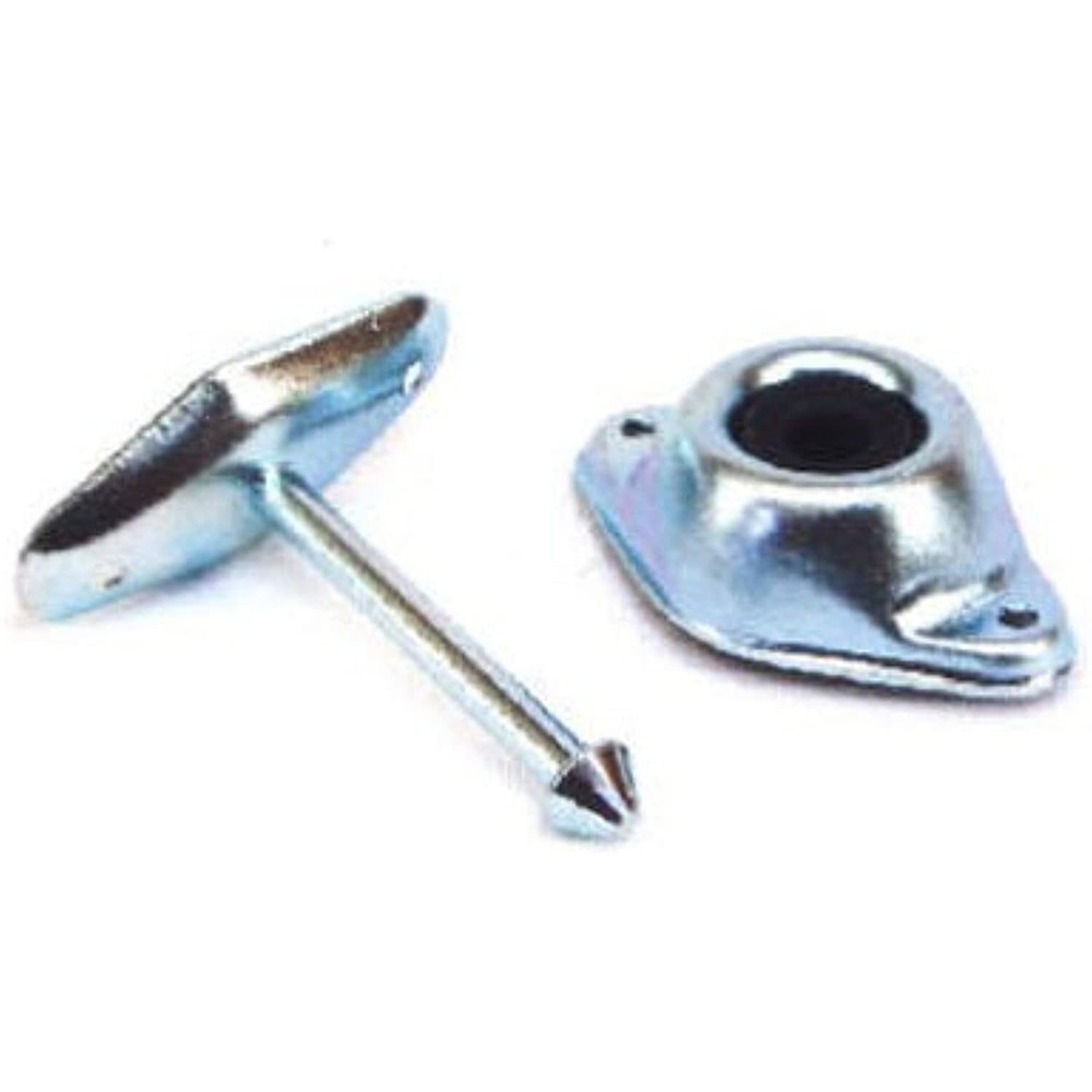 UNITED STATES HDW RV713C RV Plunger Door Holder with Replaceable Molded Rubber