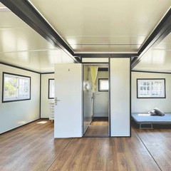 13x20ft Fast Installation Expandable Prefab House Mobile Office W/ Rain Shower