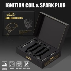 Ignition Coil Pack and Iridium Spark Plug for 2007-2019 Nissan Altima Cube Ro…