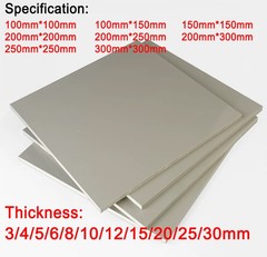 PP Plastic Sheet Polypropylene Plate Thickness 3/4/5/6/8/10/12/15/20/25/30mm