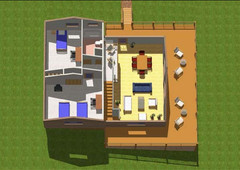 The Yellowstone wood shell CBI Kit Home Pre-panelized del. FREE anywhere USA!!!!