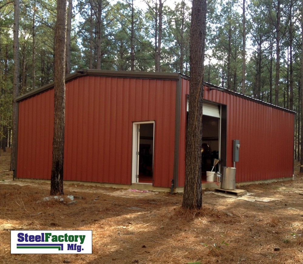 Steel Factory Mfg 30x60x16 Galvanized Metal Frame Storage Garage Building Kit