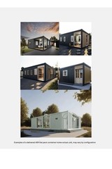 40ft Modular Container Home Prefab House 2/3 Bed, Bath, Kitchen- Fast Setup