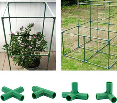 16PCS Fitting 16MM 4 Types Stable Support Heavy Duty Greenhouse Frame Building C