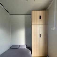 7x20ft Portable Office w/ Bedroom Toilet Shower Steel frame Lockable Entry Door