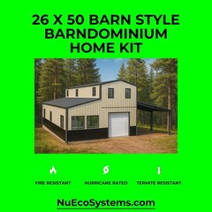 Affordable 22′ x 22′ Tall Lightweight Galvanized Steel Garage and Apartment Kit