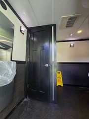 Portable Restroom Trailer, 2 women, 1 man stalls, 3 urinals, Internal Water Tank