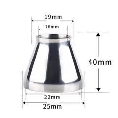 304/316 Stainless Steel Tapered Reducer Pipe Fittings Exhaust Welding Adapter