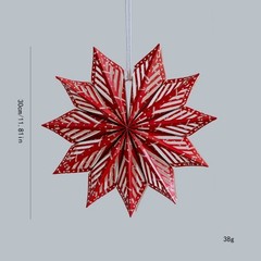 Festival 3D Snowflake Ornament For Christmas Tree Decorations Waterproof Paper
