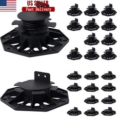 Plastic Wood Floor Installation Keel Adjustable Height Outdoor Building Solution