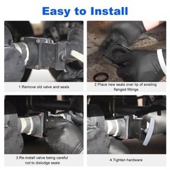 T1001-9VP RV Waste Valve Seal Kit 1-1/2 Inch Replacement Valterra Lasalle…