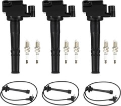 Ignition Coil Pack + Iridium Spark Plugs w/Ignition Wire for 1996-2002 Toyota…
