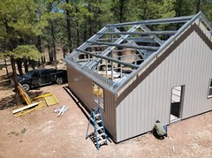 ARIZONA FIRE RESISTANT 30 X 30 GALVANIZED STEEL CABIN KIT