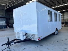 8×20 New Mobile Modular Jobsite Office Trailer, Custom Trailer Mfr. 8×22 8×24