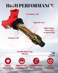 Ignition Coil Packs and Iridium Spark Plugs Fits for Chevrolet Camaro Travers…