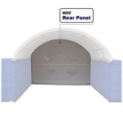 Rear Panel for W20′ Container Shelter 11oz PE Back Panel Container Shelter Parts