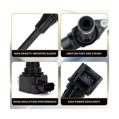 4Pcs UF549 Ignition Coil Pack and 9029 Iridium Spark Plug Compatibl… Fast Ship