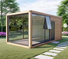 Special 20FT Container House Pod, Custom Prefab Portable Living Backyard Office