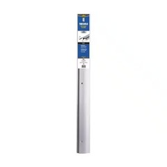 M-D Building 3-1/2 in. x 3/4 in. x 36 in. Silver Aluminum and Vinyl Low-Profile