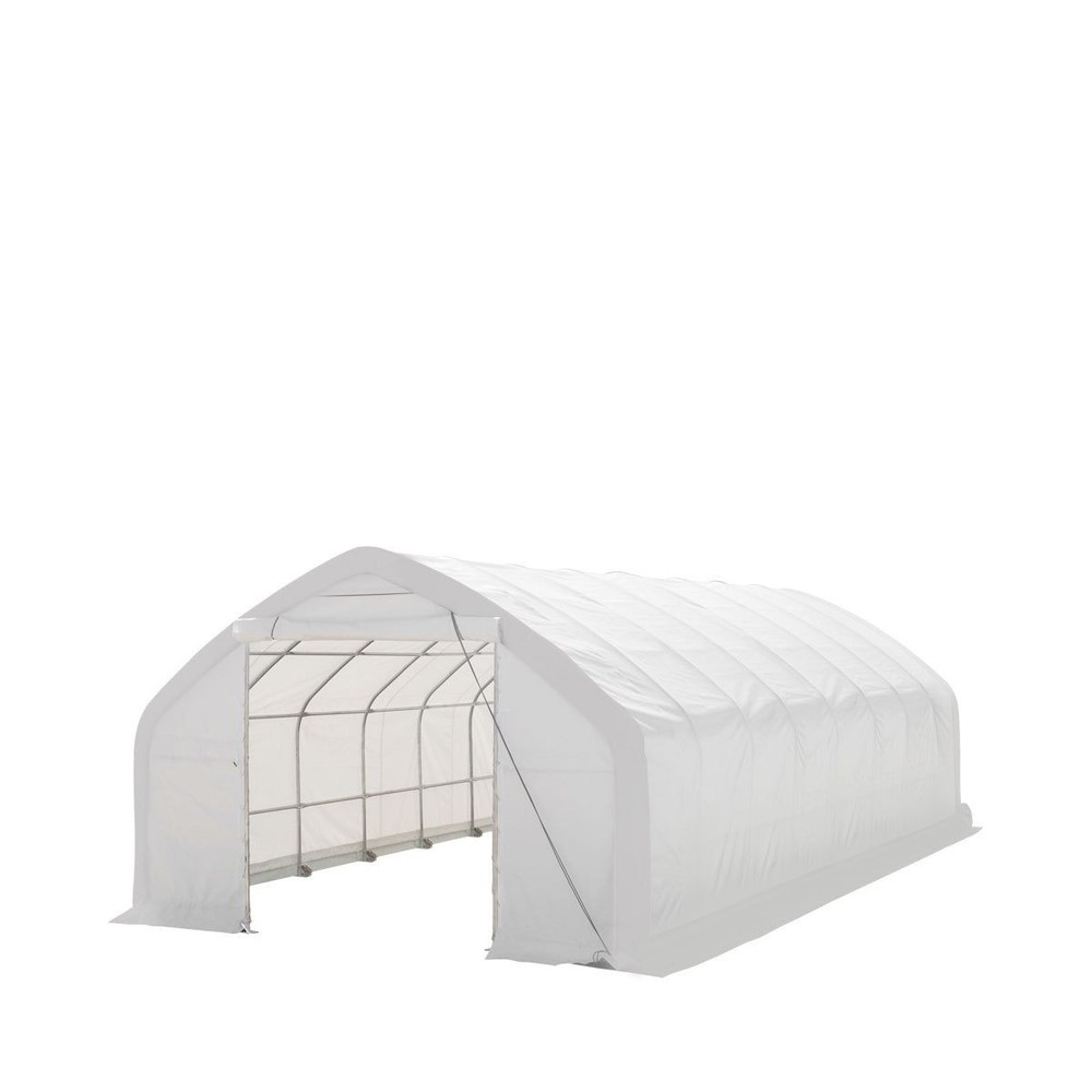 20’x40′ Peak Ceiling Storage Shelter w/ Drive-Thru Door