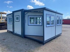 13X20ft Mobile Expandable Prefab House Prefabricated Tiny Home w/Bathroom Shower