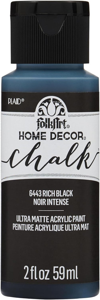 6443 Home Décor Chalk Furniture & Craft ,Acrylic Paint in Assorted Colors, 2 Oz,