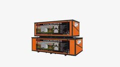 TMG Industrial 30′ x 40′ Dual Truss Storage Shelter w/ Heavy Duty 17oz PVC Cover