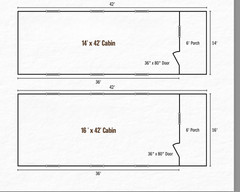 Log Cabin Kit 16’x42′ **** SHIPPING NATIONWIDE!! **** The Yellowstone Series+