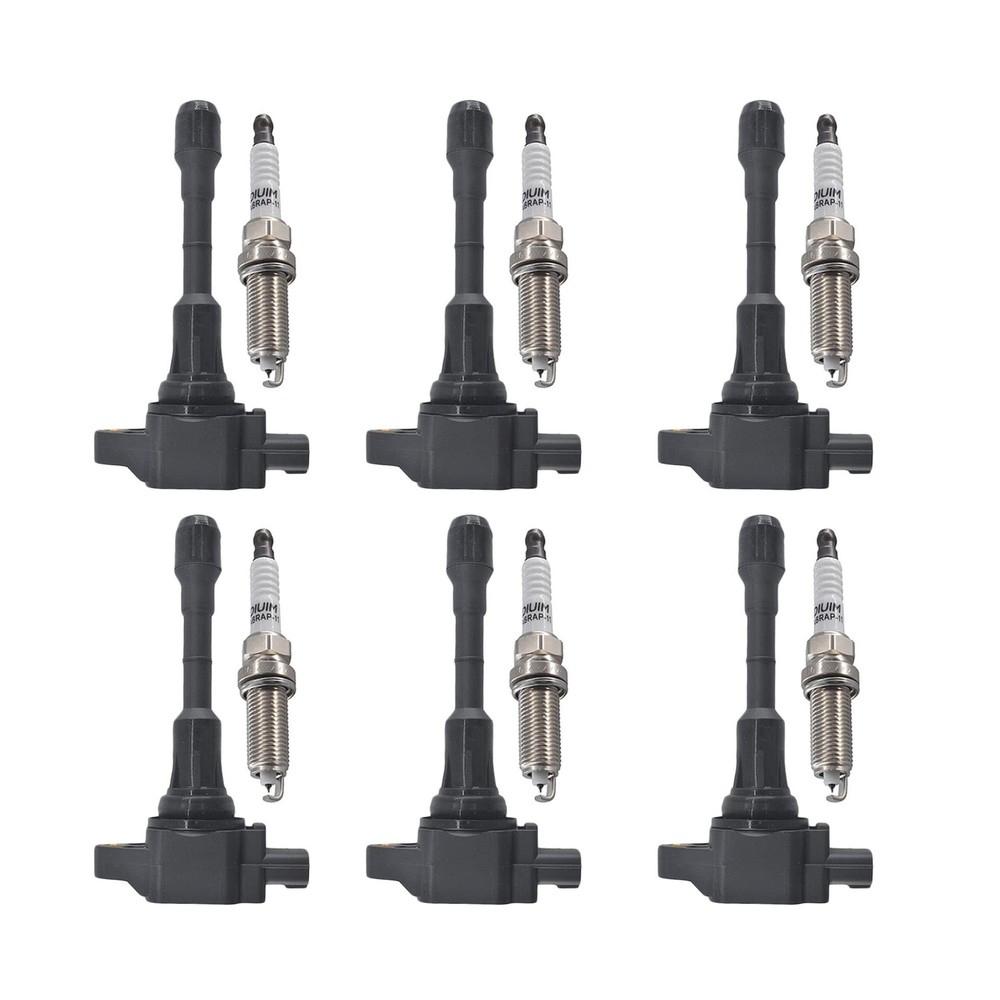 Autowxjq Set of 6 Iridium Spark Plug and 6 Ignition Coil Pack Compatible with…