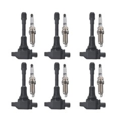 Autowxjq Set of 6 Iridium Spark Plug and 6 Ignition Coil Pack Compatible with…
