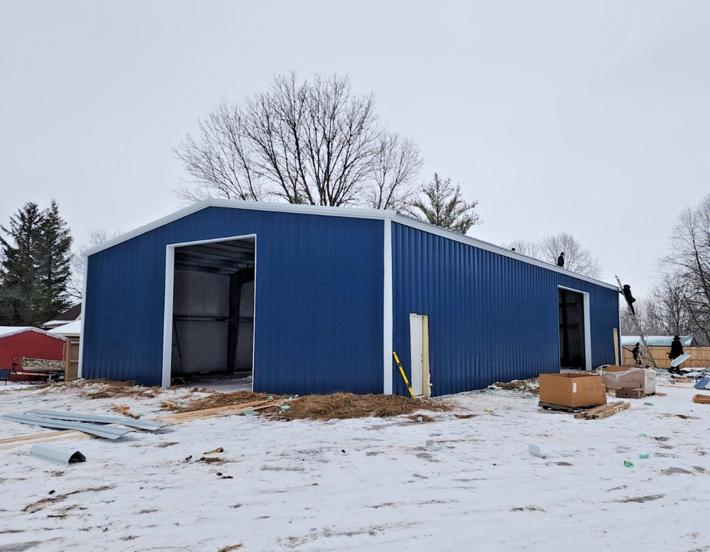 40x50x16 Pre-Engineered Steel Building Kit | DuroBEAM I-Beam Commercial
