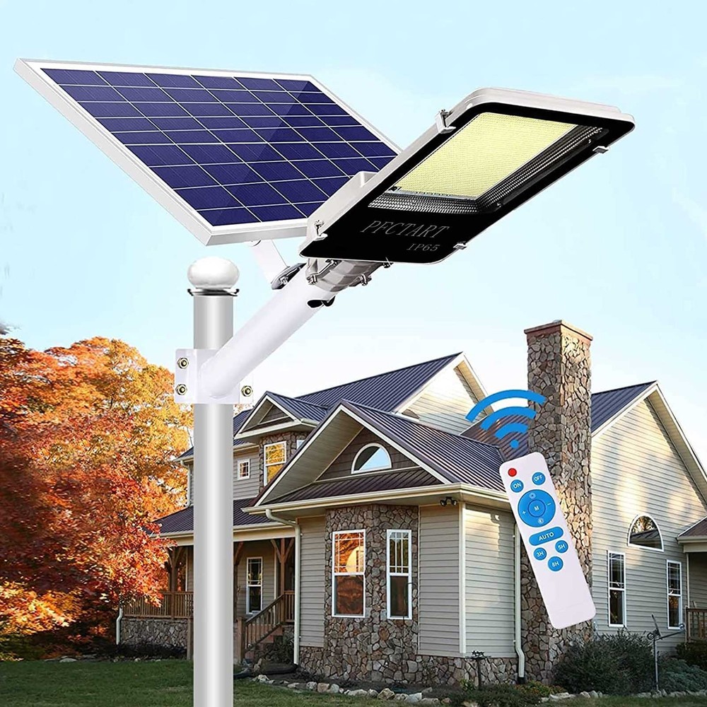 Commercial 2000W Solar Street Lights Outdoor Solar LED Flood Light for Parking