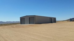 60x125x16 Steel Building Kit | Rigid Frame I-Beam | Commercial Grade