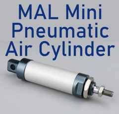 MAL Mini Pneumatic Air Cylinder Single Rod Double Acting Lot 16mm ~ 40mm