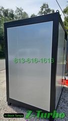 New Economical Steel Frame Semi-permanent Portable Shower Toilet Combo Bathroom