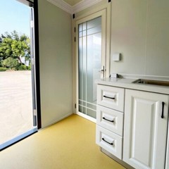 7ftx20ft Portable Office w/ Bathroom Steel Frame Double-Glazed Openable Windows