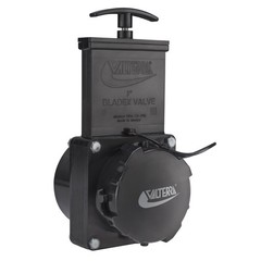 Valterra 3″ Stainless Steel RV Waste Dump Gate Valve w/Cap (1) 3 inch, Black