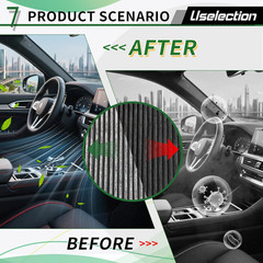 Cabin & Engine Air Filter W/Activated Carbon Kit for Tucson (2022–2025), Santa F