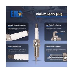 ENA UF549 Ignition Coil Pack and 9029 Double Iridium Spark Plug Com… Fast Ship