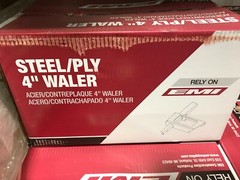 EMI Steel / Plywood 4″ Waler Bracket, 055-0204 FULL BOX OF 25