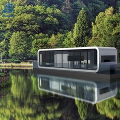 Apple Cabin Modular Tiny House Prefab Glamping Pod Vacation Cabin Glass Window