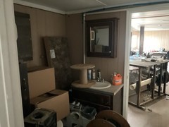 Skid-Mounted Modular Portable Office Building Mobile Trailer House Tiny Home