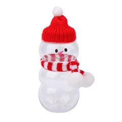 500ML Christmas Snowman Water Bottle Milk Tea Coffee Juice Portable Drinking Cup